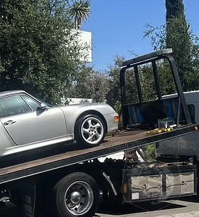 Kanye West s Wife Suffers Mishap In Her Silver Porsche